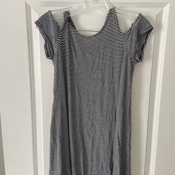 T Shirt Striped Dress - Picture 1 of 3